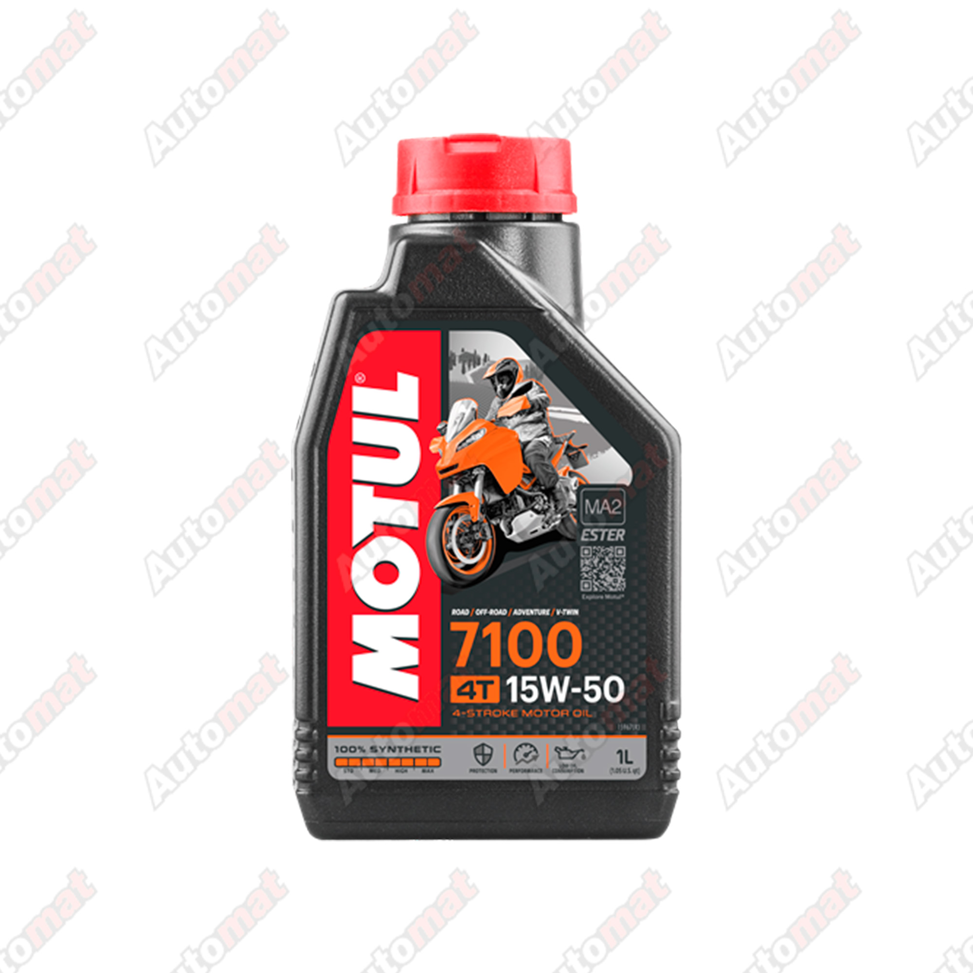 Масло моторное синтетическое Motul 7100 4T 15W-50, 1л