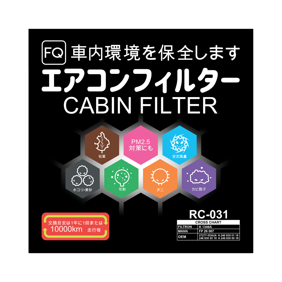 Фильтр салонный FQ RC-031