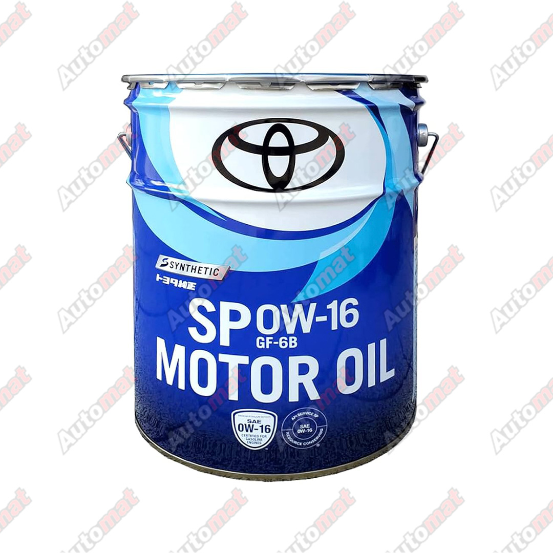 Масло моторное TOYOTA Motor Oil 0W-16 SP/GF-6B, 20л