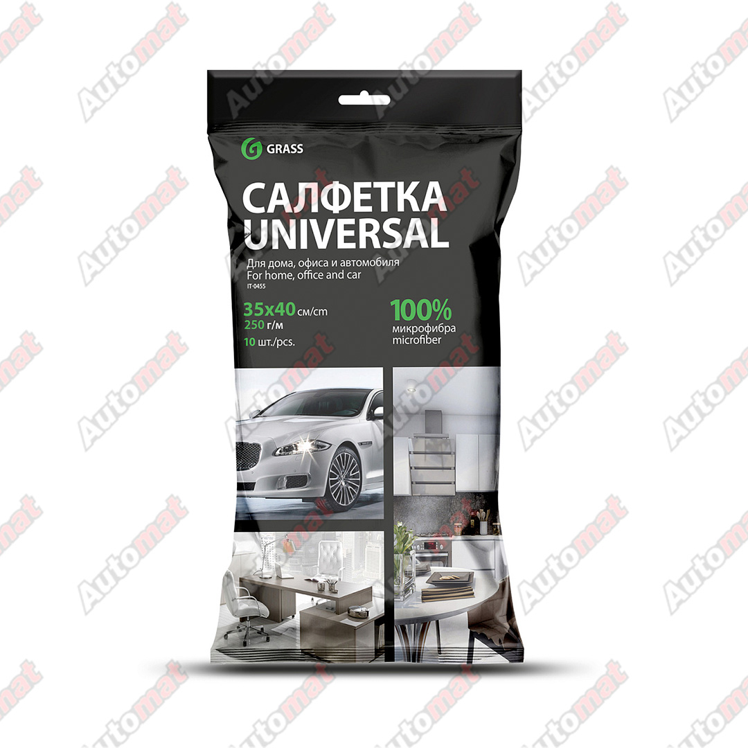 Салфетка микрофибра 250 г/м 35*40 см (1шт)