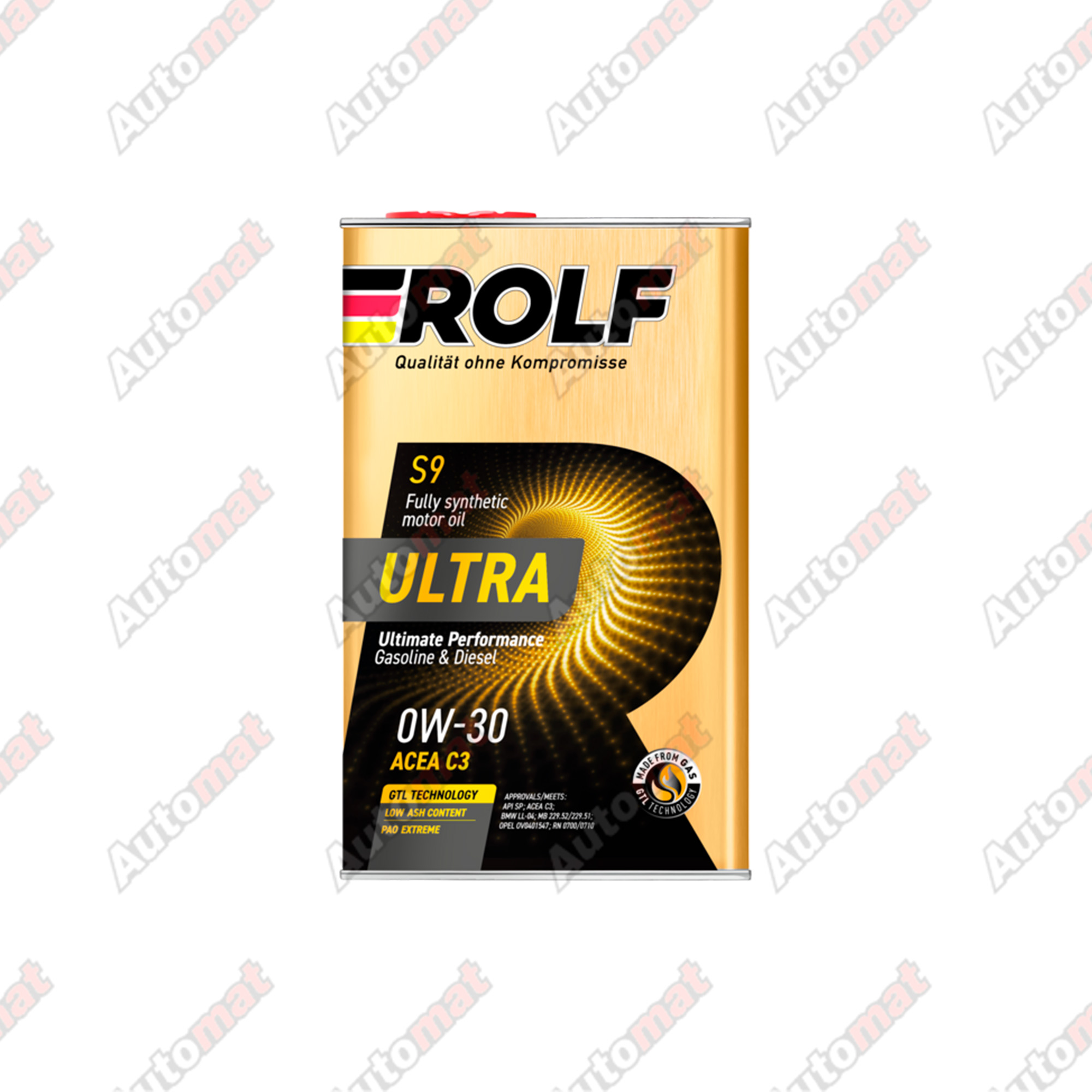 Масло моторное ROLF Ultra 0W-30 SP C3, 1л