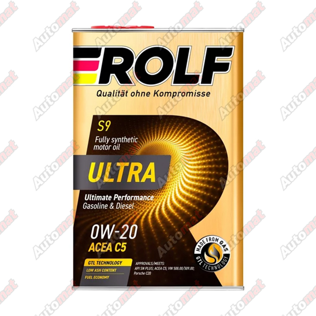 Масло моторное ROLF Ultra 0W-20 SN C5, 4л
