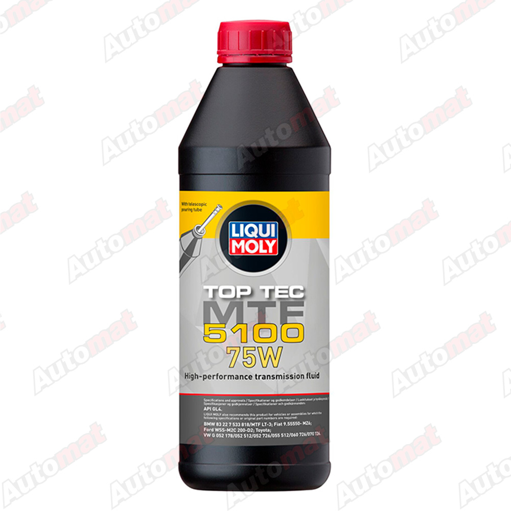 Трансмиссионное масло минеральное Liqui Moly Top Tec MTF 5100 75W GL-4, 1л