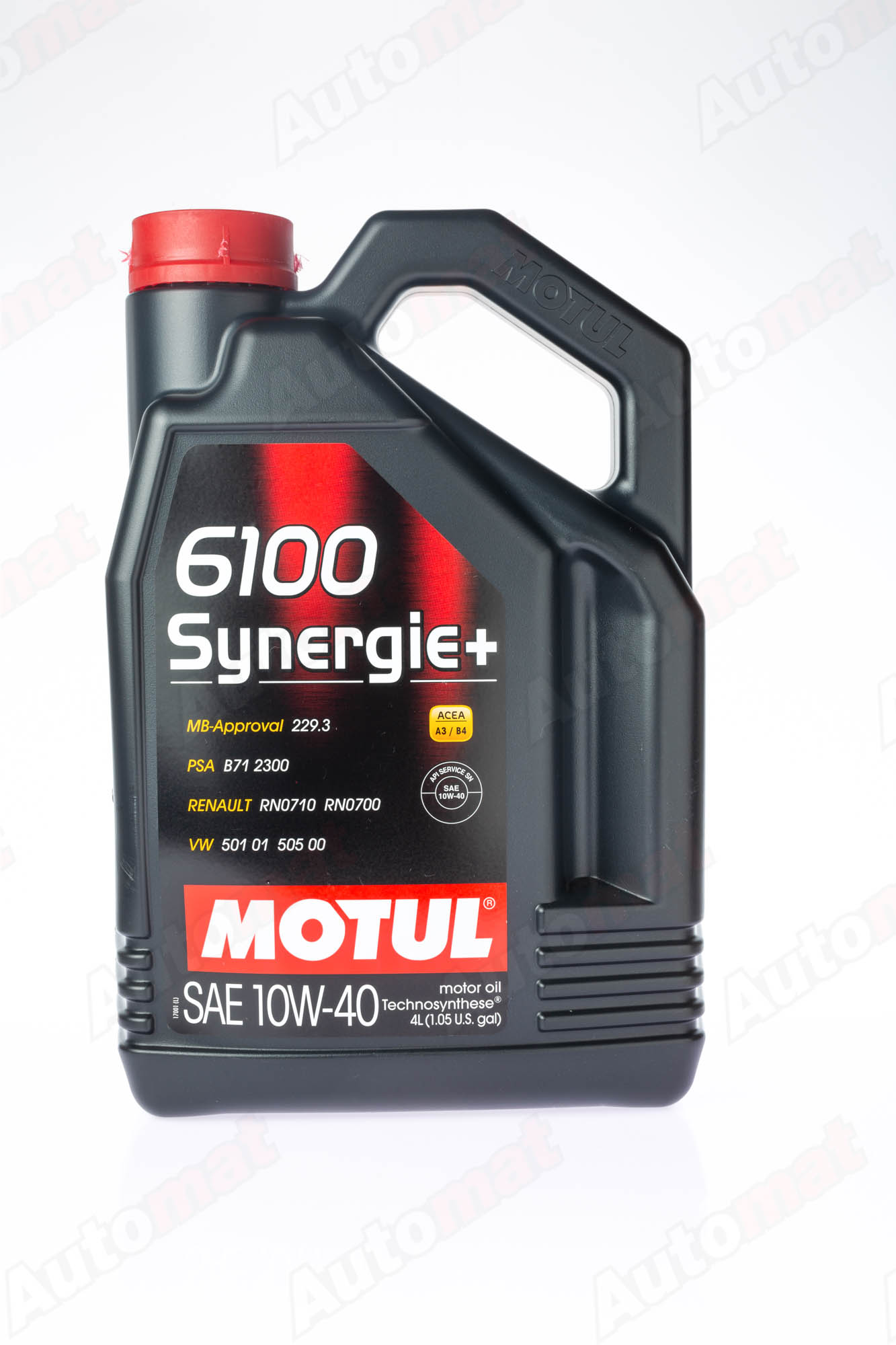 Моторное масло Motul 6100 Synergie pluse 10W-40 Technosynthese, 4л