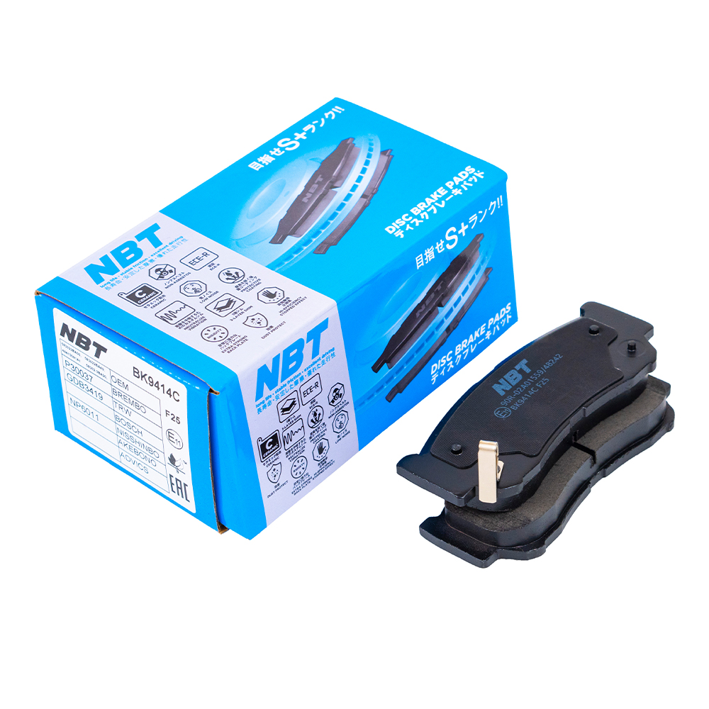 Колодки тормозные дисковые NBT BK9414C / NP6011 / SP1178 / GDB3419 / P30037 / GP11201