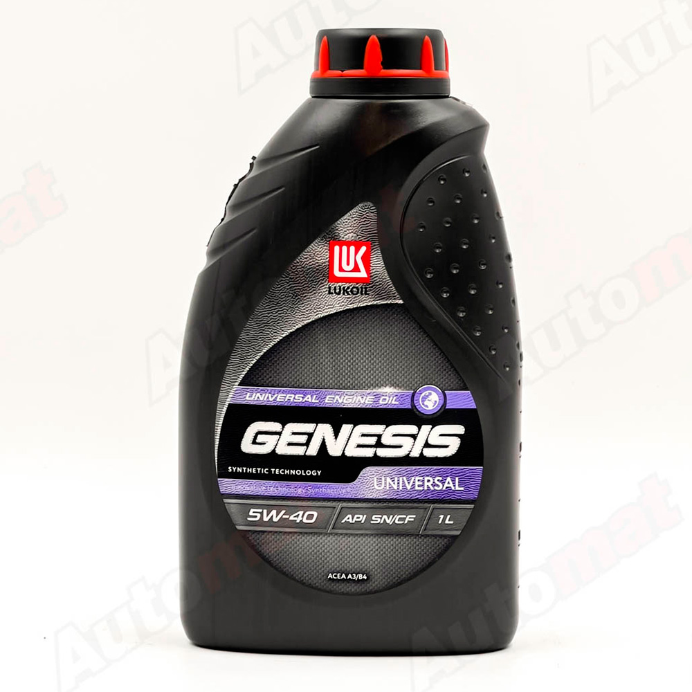 Моторное масло Лукойл GENESIS UNIVERSAL 5W-40 SN/CF, 1л