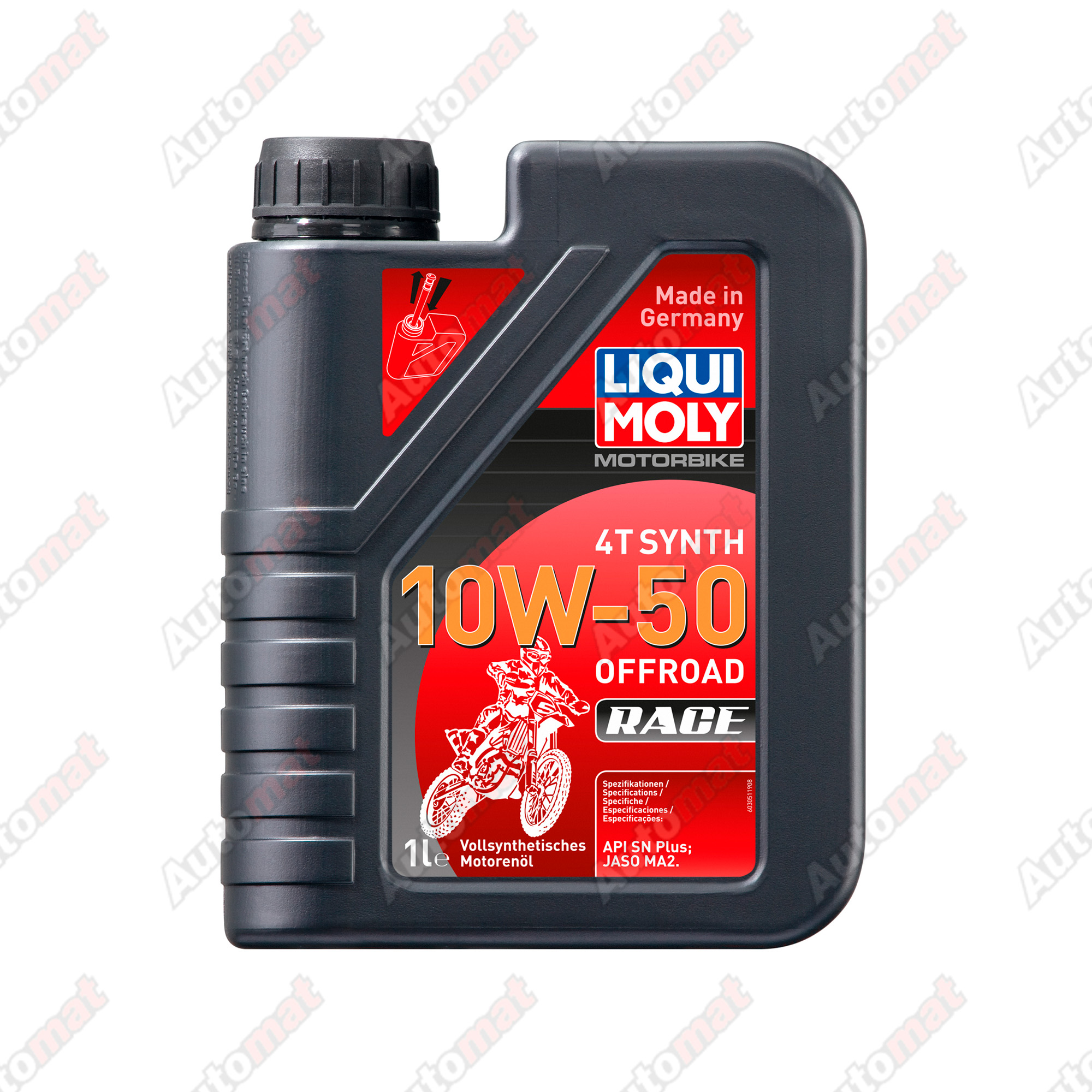 Масло моторное Liqui Moly Motorbike Offroad Race 4T 10W-50, 1л