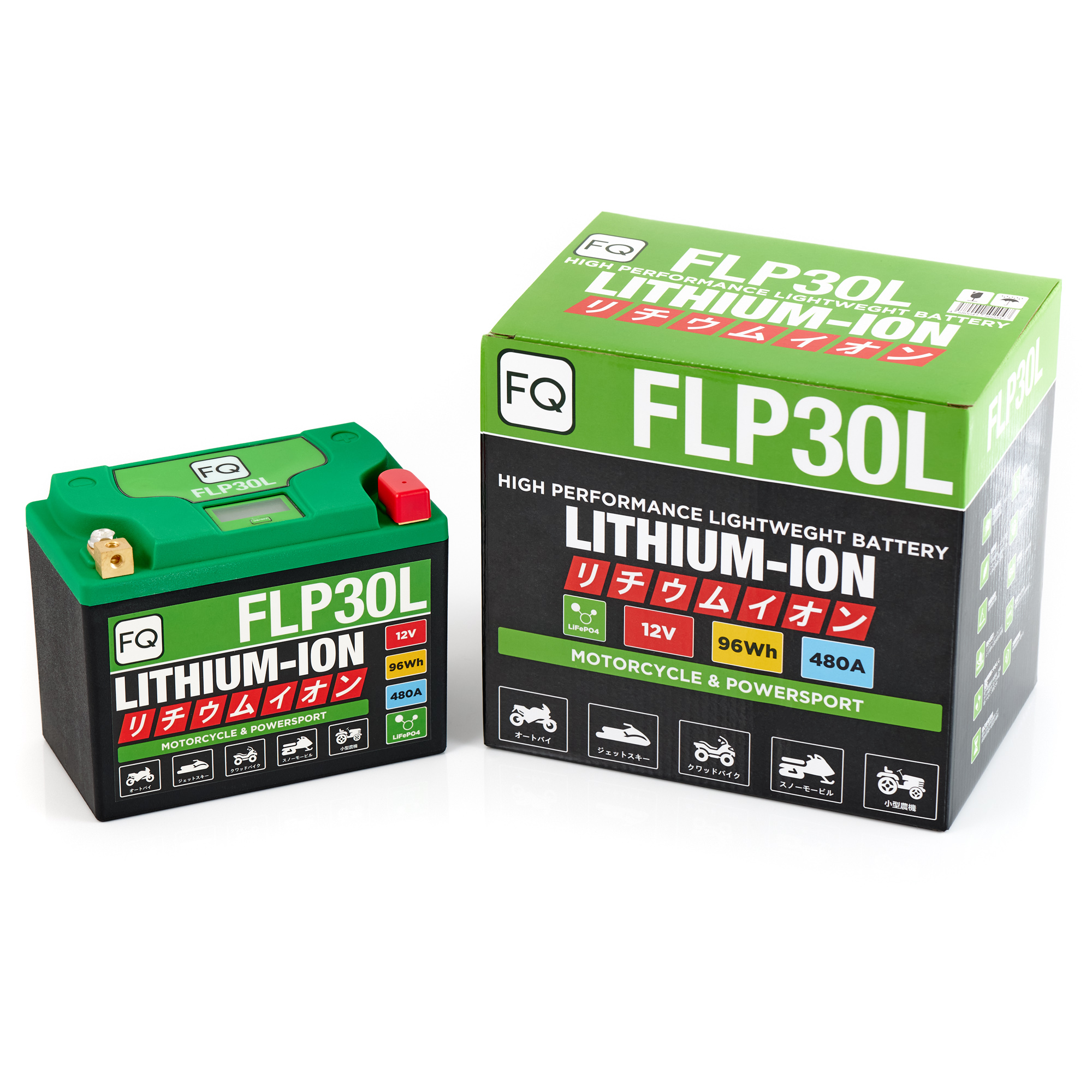 Мото аккумулятор FQ 30,0Ah FLP30L Литий-ионный