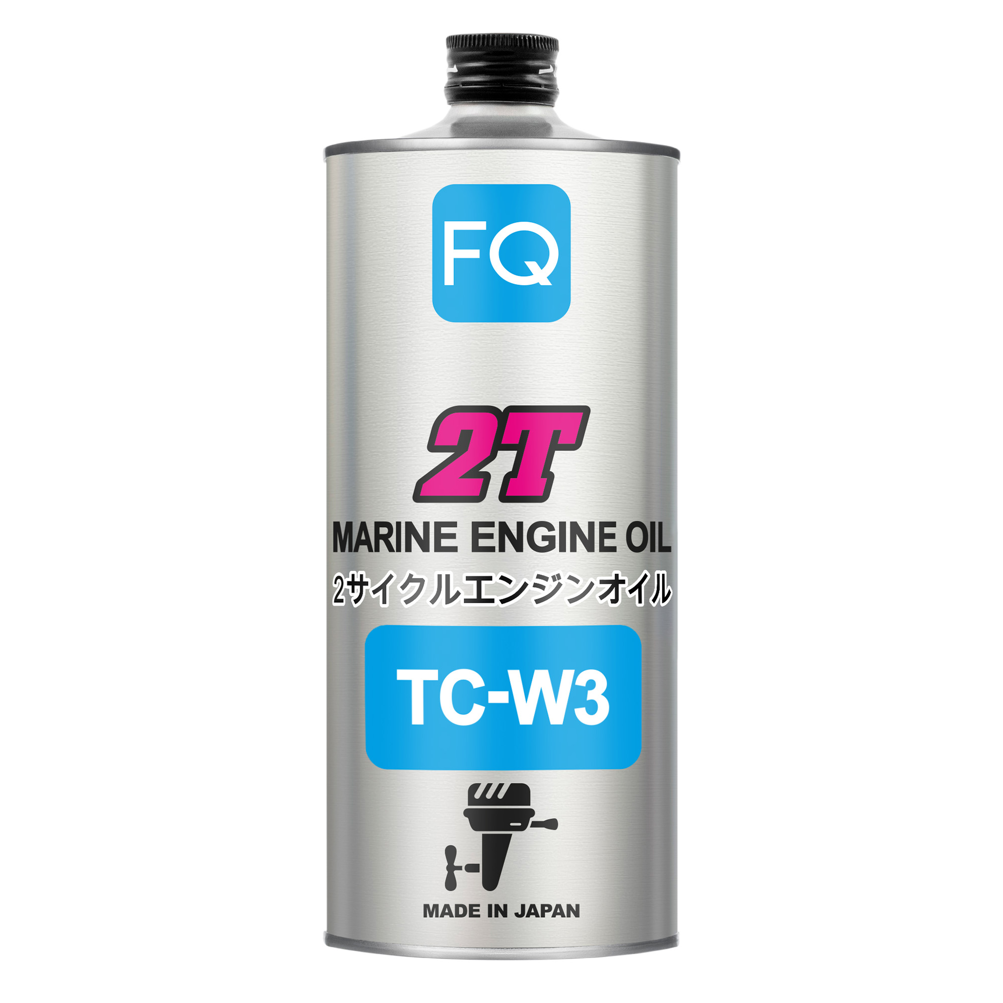 Масло моторное FQ 2T MARINE ENGINE OIL TC-W3, 1л