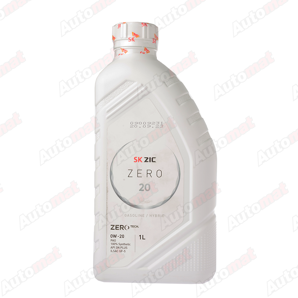 Моторное масло ZIC ZERO 20 0W-20 SN PLUS SN-RC GF-5, 1л