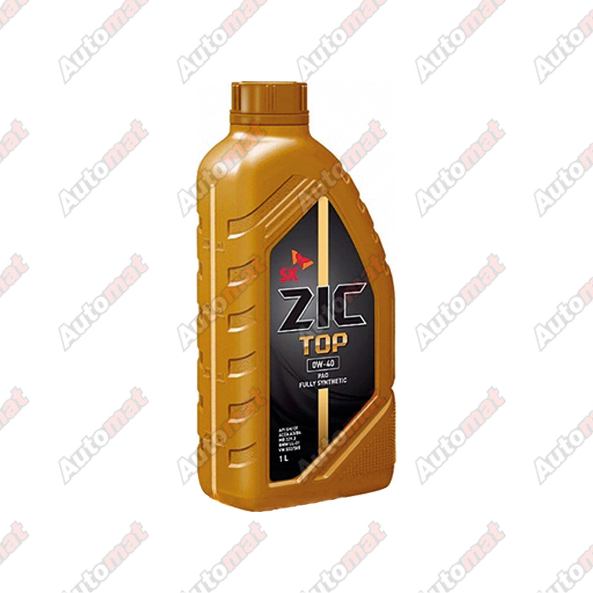 Масло моторное ZIC TOP 0W-40 SP A3/B4, 1л