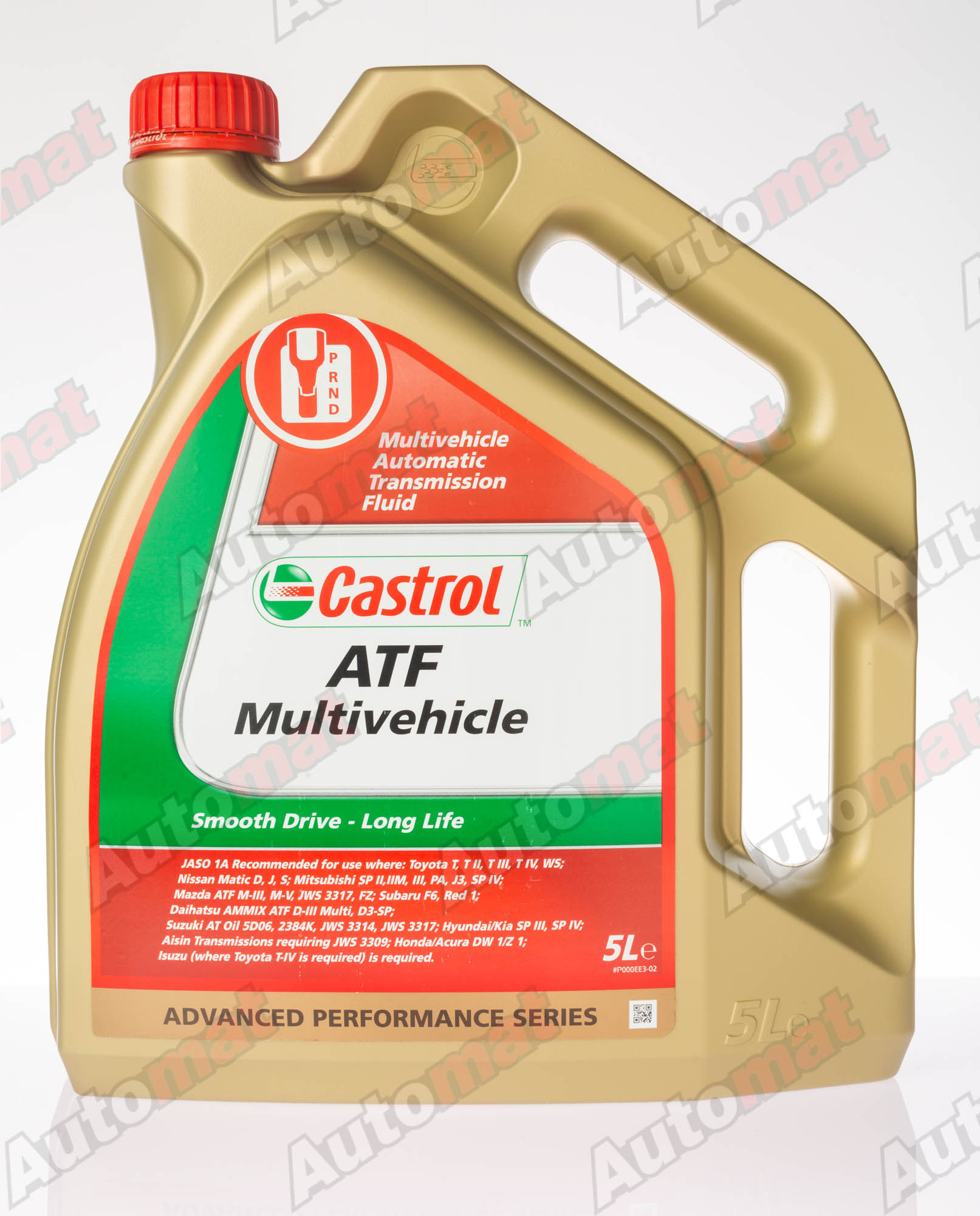 Трансмиссионное масло Castrol ATF Multivehicle, 5л