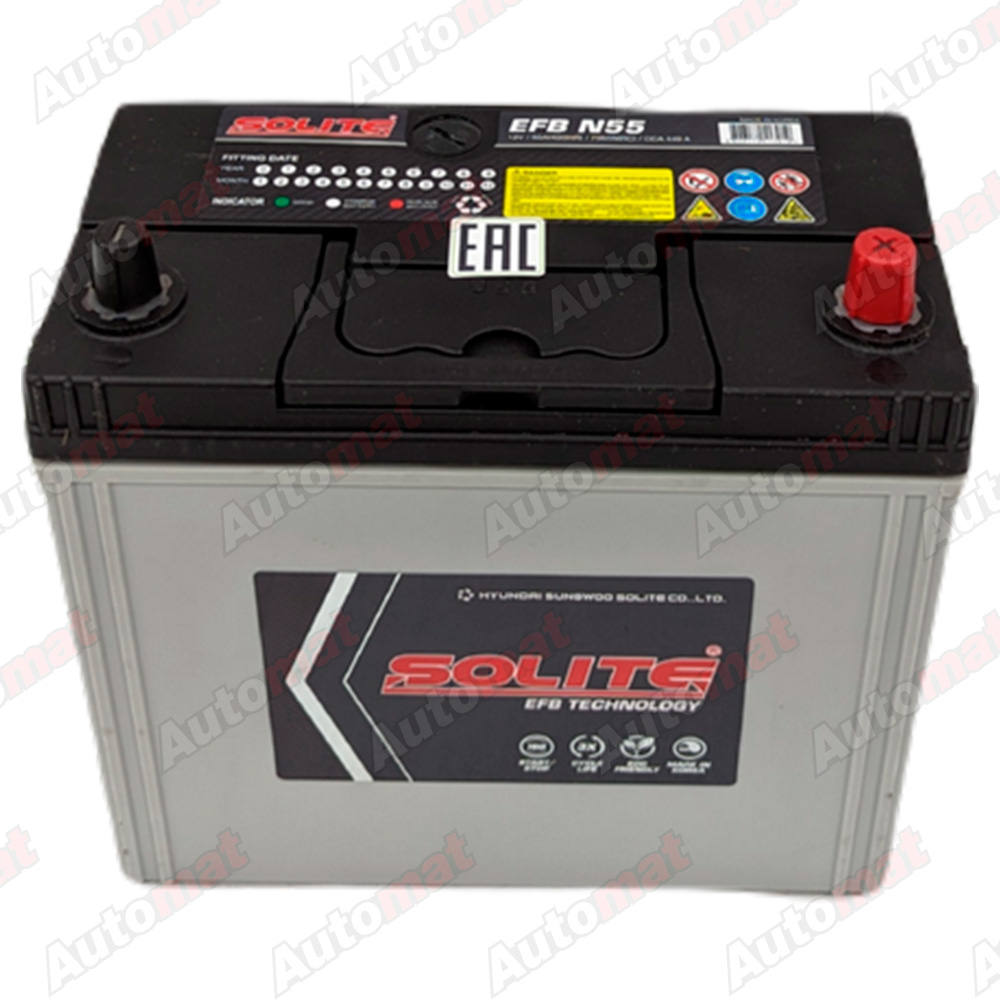 Аккумулятор SOLITE EFB 50 А/ч N55