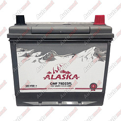 Аккумуляторная батарея ALASKA CMF 65 FL 75D23 silver+