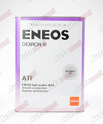 Трансмиссионное масло ENEOS DEXRON III, 4л
