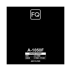 Фильтр воздушный FQ A-1050F