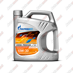 Моторное масло Gazpromneft Diesel Premium 10W-30 CI-4/SL E7, 4л