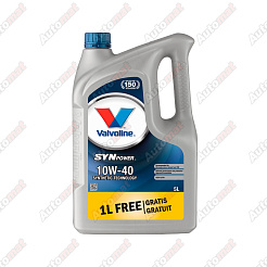 Масло моторное Valvoline Synpower 10W-40, 5л