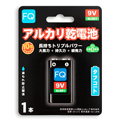 Батарейка щелочная FQ 6LR61 крона, 9В, 1шт, блистер