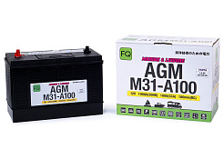 Аккумулятор FQ MARINE & LEISURE AGM M31-A100 100Ah 1000A
