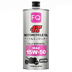 Масло моторное FQ 15W-50 4T MA2/SP FULLY SYNTHETIC (ESTER), 1л